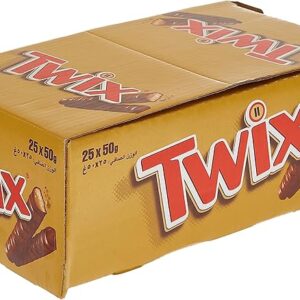 Mars Twix Twin Bar, 50 G - Pack of 25