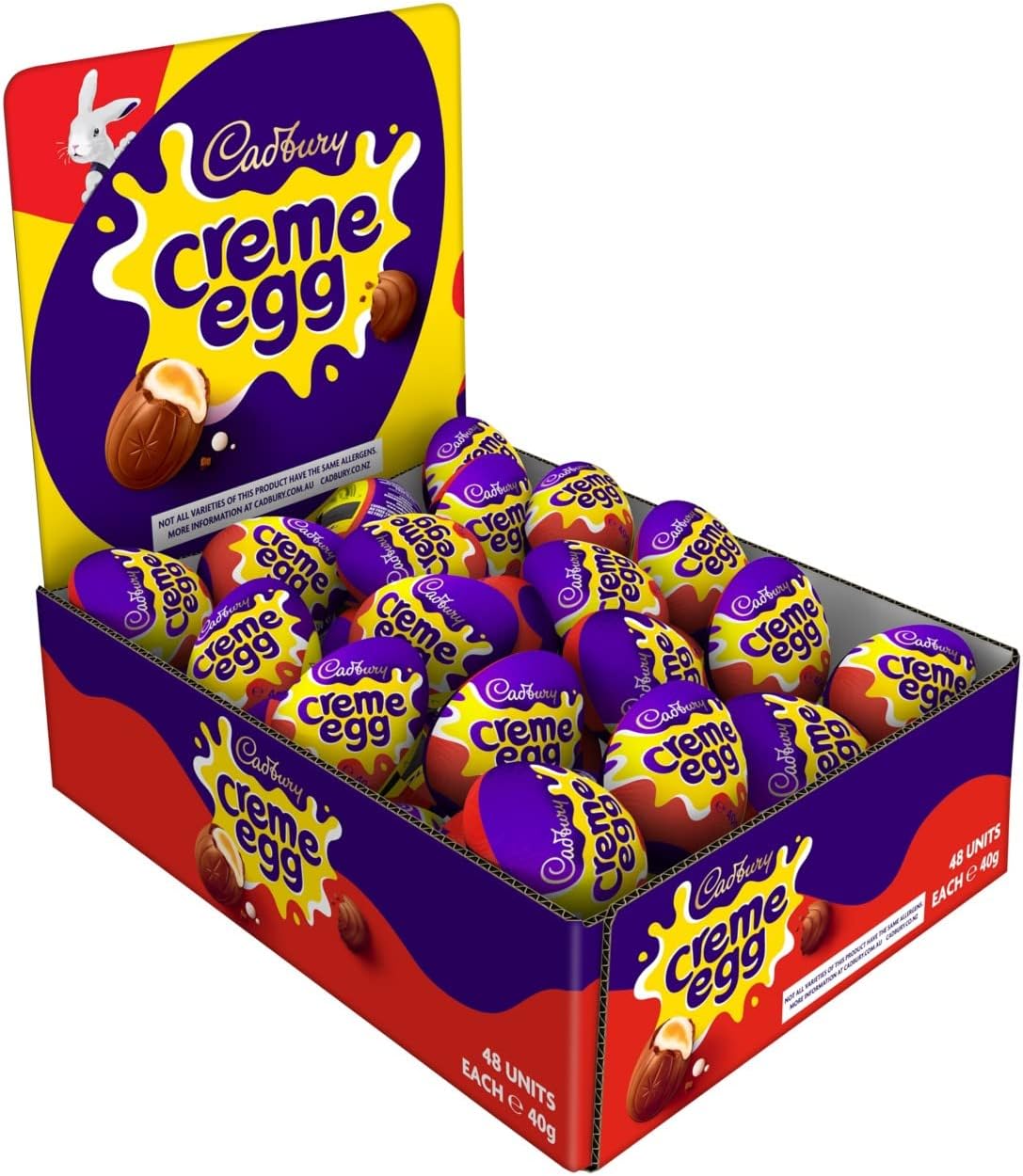 Cadbury Creme Egg – 1.41oz (40g)(Pack of 48)
